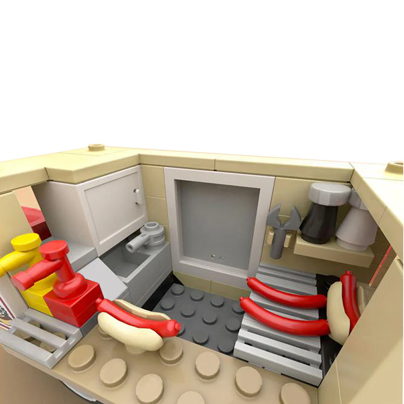 GOBRICKS MOC 121493 Hotdog Trailer - YWOBB