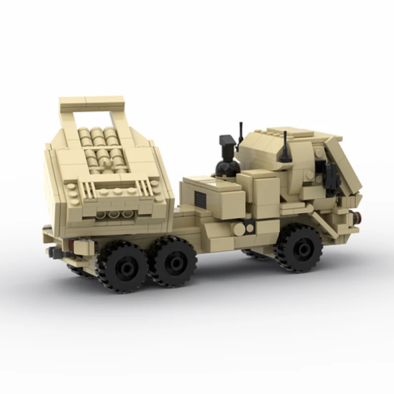 GOBRICKS MOC 77901 Army collection - M142 HIMARS - M1140 FMTV-TRUCK - YWOBB