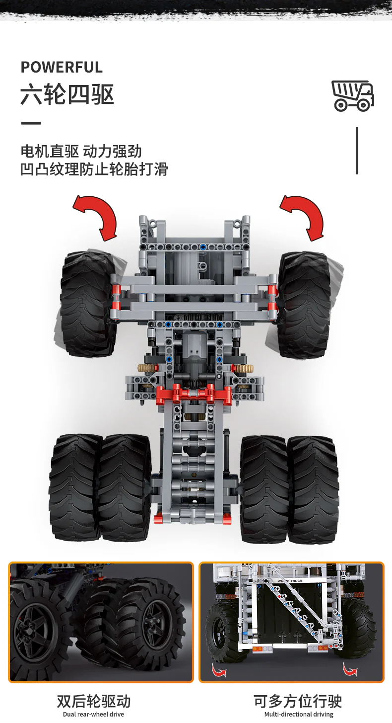 Mould King 13170 Mining Truck - YWOBB