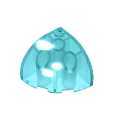 GOBRICKS GDS-1078 Round Corner 3 x 3 x 2 Dome Top - YWOBB