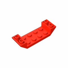GOBRICKS GDS-687  Inverted 45 6 x 2 Double with 2 x 4 Cutout - YWOBB