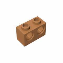 GOBRICKS GDS-624 Brick 1 x 2 with Holes - YWOBB