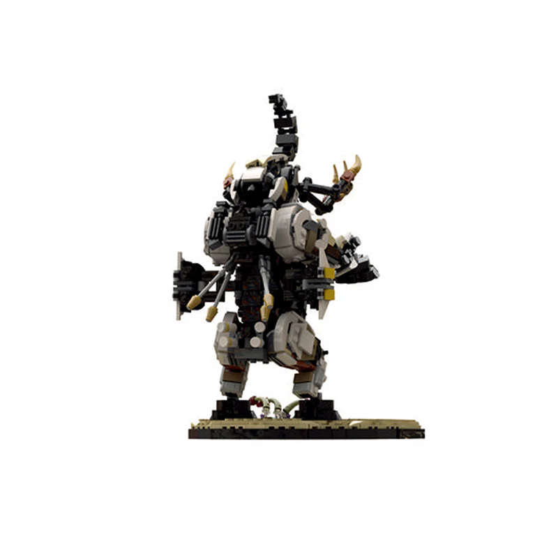 GOBRICKS MOC 125382 Horizon Forbidden West Tremortusk with Stand - YWOBB