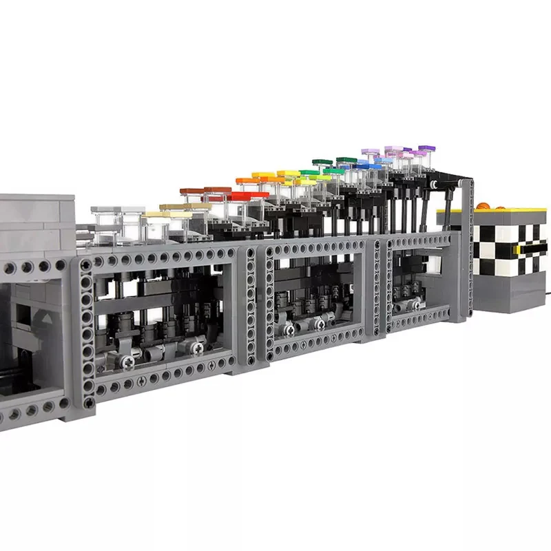 MOC 25851 Technic MOC Rainbow Stepper - YWOBB