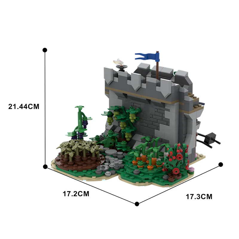 GOBRICKS MOC 155056 Expansion: rickyard & farmland - YWOBB