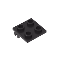 GOBRICKS GDS-2197 Plate Modified 2 x 2 Thin with Plane Single Wheel Holder - YWOBB