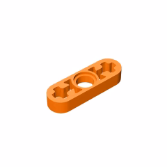 GOBRICKS GDS-689 Liftarm Thin 1 x 3 - Axle Holes - YWOBB