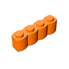 GOBRICKS GDS-1079 Modified 1 x 4 with Log Profile - YWOBB