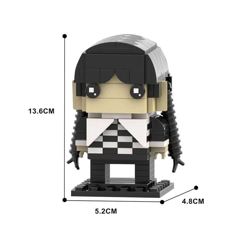 GOBRICKS MOC 134893 Wednesday Addams - YWOBB