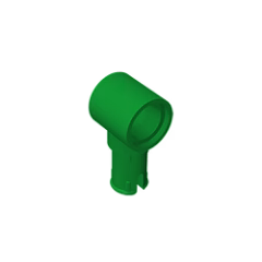 GOBRICKS GDS-925 Pin with Friction Ridges Lengthwise and Pin Hole - YWOBB