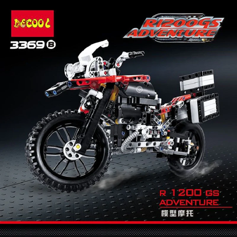 DECOOL 3369 A/B 2 In 1 The BAMW Off-road Motorcycles R1200 GS - YWOBB