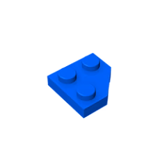 GOBRICKS GDS-1503 Plate 2 x 2 Cut Corner - YWOBB