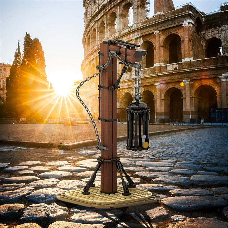 GOBRICKS MOC 153109 Skeletons in a cage Suspended - YWOBB