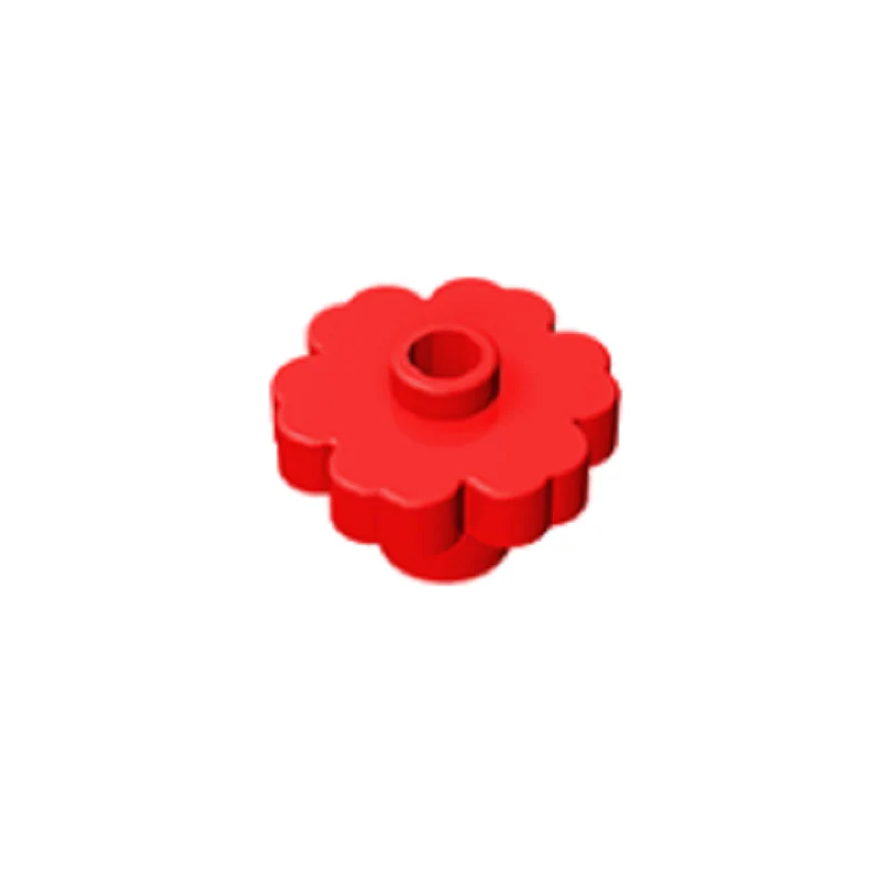 GOBRICKS GDS-1435 Plant Flower 2 x 2 Rounded - Open Stud - YWOBB