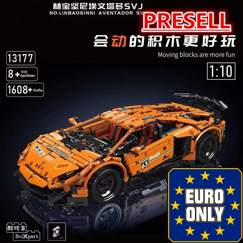 Mould King 13177 Lamborghini Aventador SVJ OVP EU Warehouse Version - YWOBB