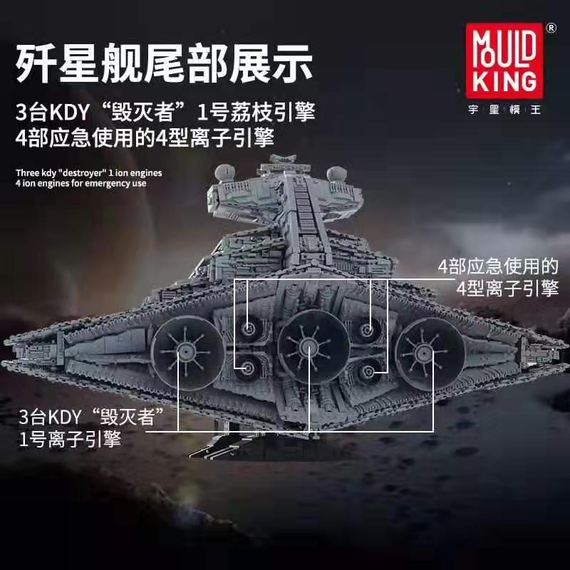 Mould King 13135 MONARCH Imperial Star Destroyer - YWOBB