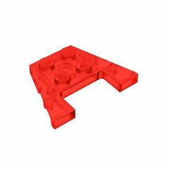 GOBRICKS GDS-725  Plate 3 x 4 with Stud Notches - YWOBB