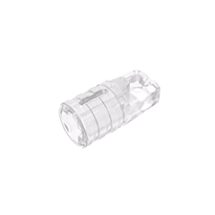 GOBRICKS GDS-1218 Hinge Cylinder 1 x 2 Locking with 1 Finger and Axle Hole on Ends with Slots - YWOBB