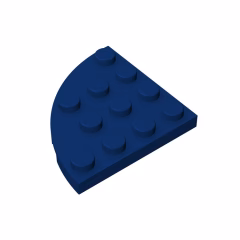 GOBRICKS GDS-569 Round Corner 4 x 4 - YWOBB