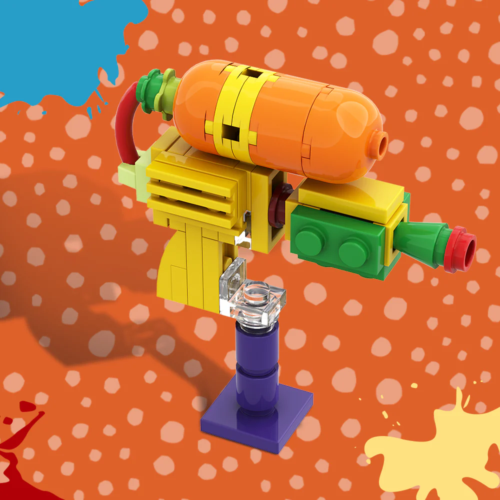 GOBRICKS MOC A0277Y01 water gun - YWOBB