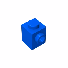 GOBRICKS GDS-635  Modified 1 x 1 with Stud on Side - YWOBB