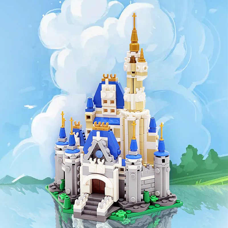 GOBRICKS MOC 12492 Magical Cinderella's Castle - YWOBB