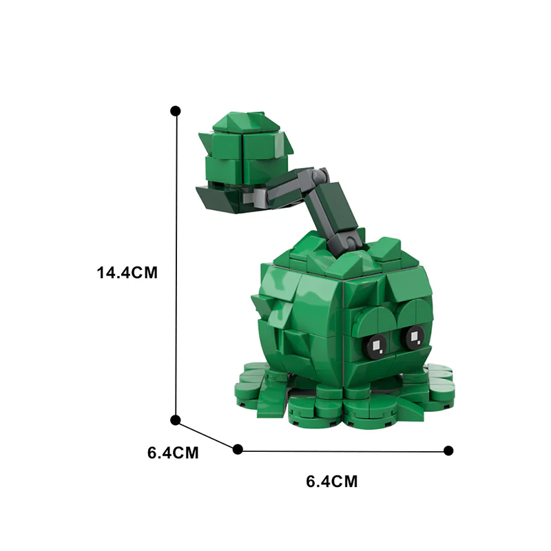 GOBRICKS MOC 155883 PVZ 2 Cabbage-pult - YWOBB