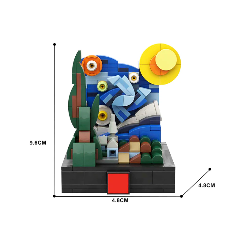 GOBRICKS MOC 121920 The Mini Starry Night - YWOBB
