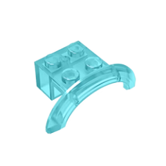 GOBRICKS GDS-1319 Mudguard 4 x 2 1/2 x 1 with Arch Round - YWOBB