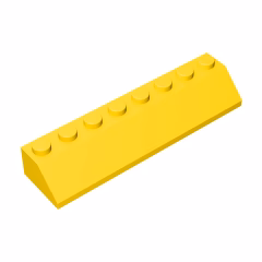 GOBRICKS GDS-736 Slope 45 2 x 8 - YWOBB