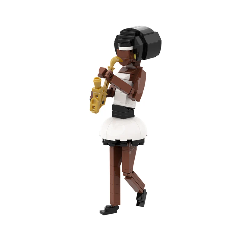 GOBRICKS MOC 116286 Saxophone player - YWOBB