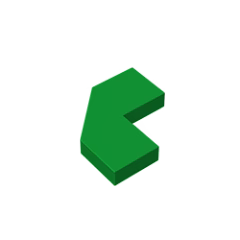 GOBRICKS GDS-1044 Modified Facet 2 x 2 - YWOBB