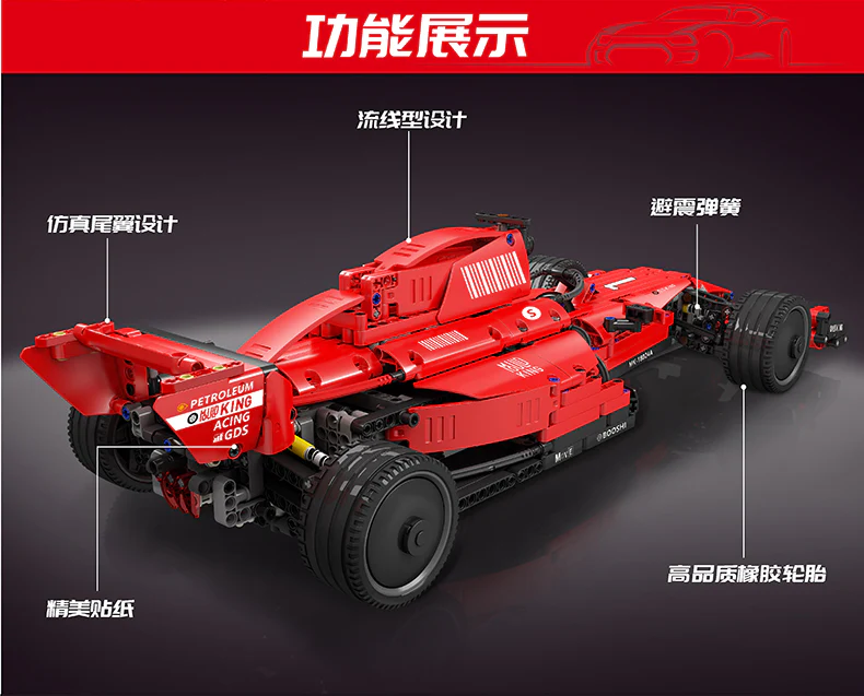 Mould King 18024A Formula 1 - YWOBB