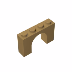 GOBRICKS GDS-680  Arch 1 x 4 x 2 - YWOBB