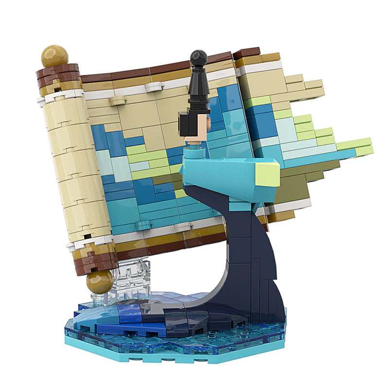 GOBRICKS MOC A0165 Green mountains and rivers - YWOBB