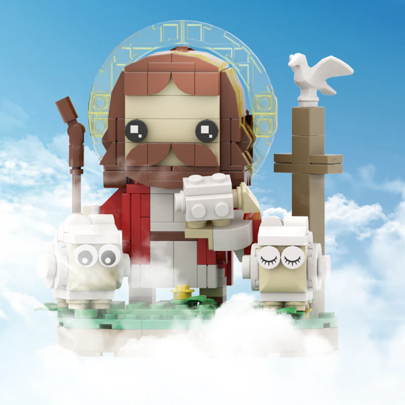 GOBRICKS MOC A0681 Creative Series-Shepherd Jesus - YWOBB