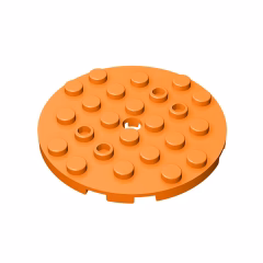 GOBRICKS GDS-843  Round 6 x 6 with Hole - YWOBB