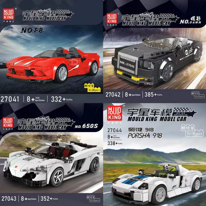 Mould King 27041-27044 Speed Champions - YWOBB