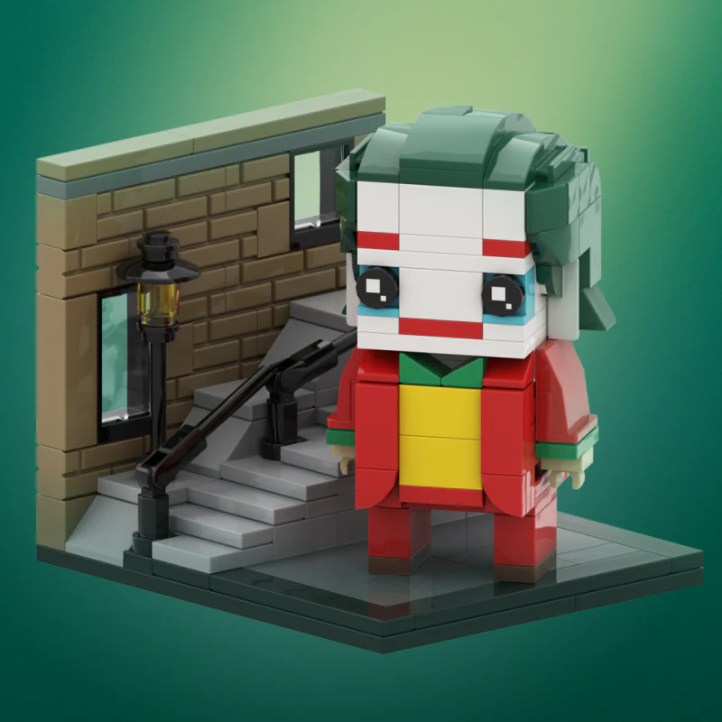 GOBRICKS MOC A0672 Clown 2 �?Staircase Clown - YWOBB