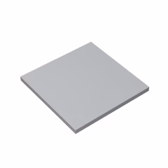 GOBRICKS GDS-1116 Tile 6 x 6 with Bottom Tubes - YWOBB