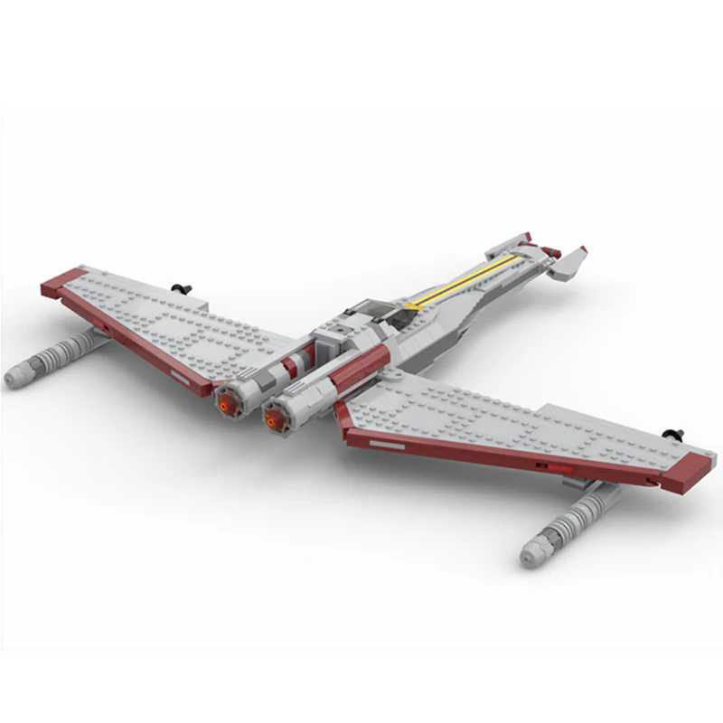 GOBRICKS MOC 47427 Republic Striker-Class Starfighter - YWOBB