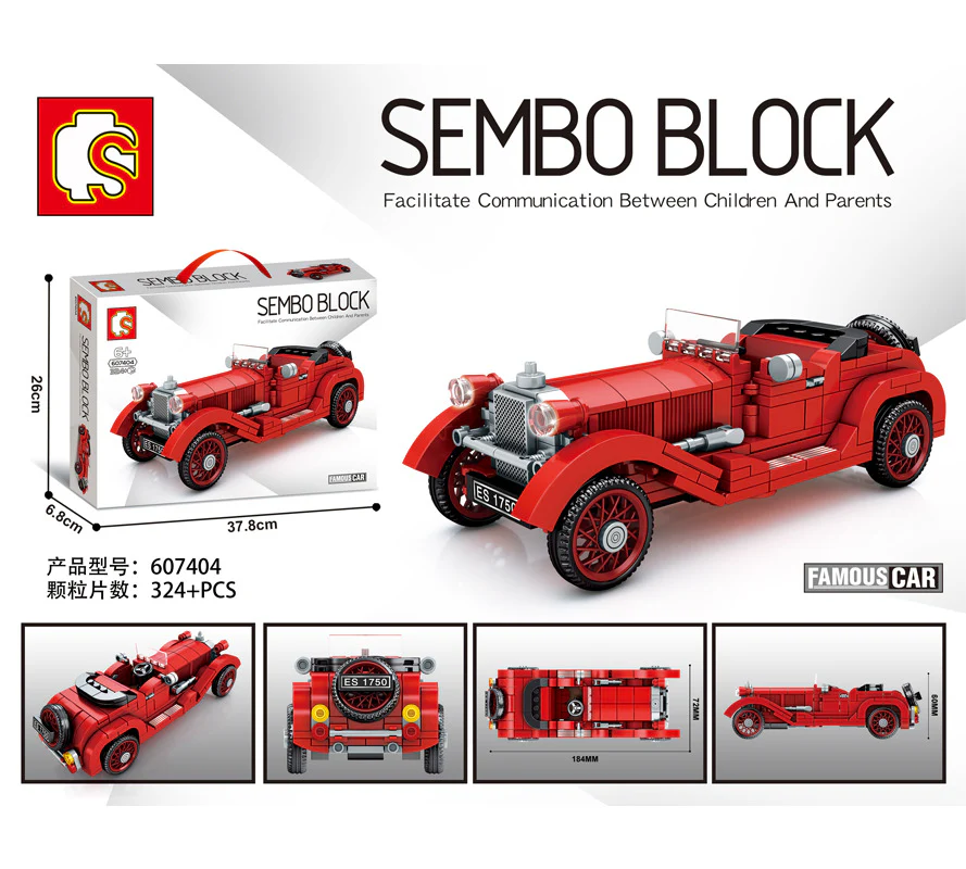 SEMBO 607404 - 607407 Classic Cars - YWOBB