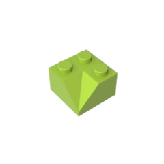 GOBRICKS GDS-721 Slope 45 2 x 2 Double Concave - YWOBB