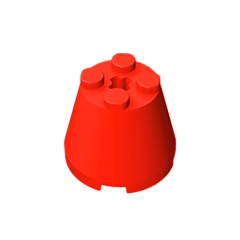 GOBRICKS GDS-1047 Cone 3 x 3 x 2 - YWOBB