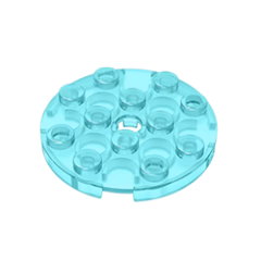 GOBRICKS GDS-841 Round 4 x 4 with Hole - YWOBB