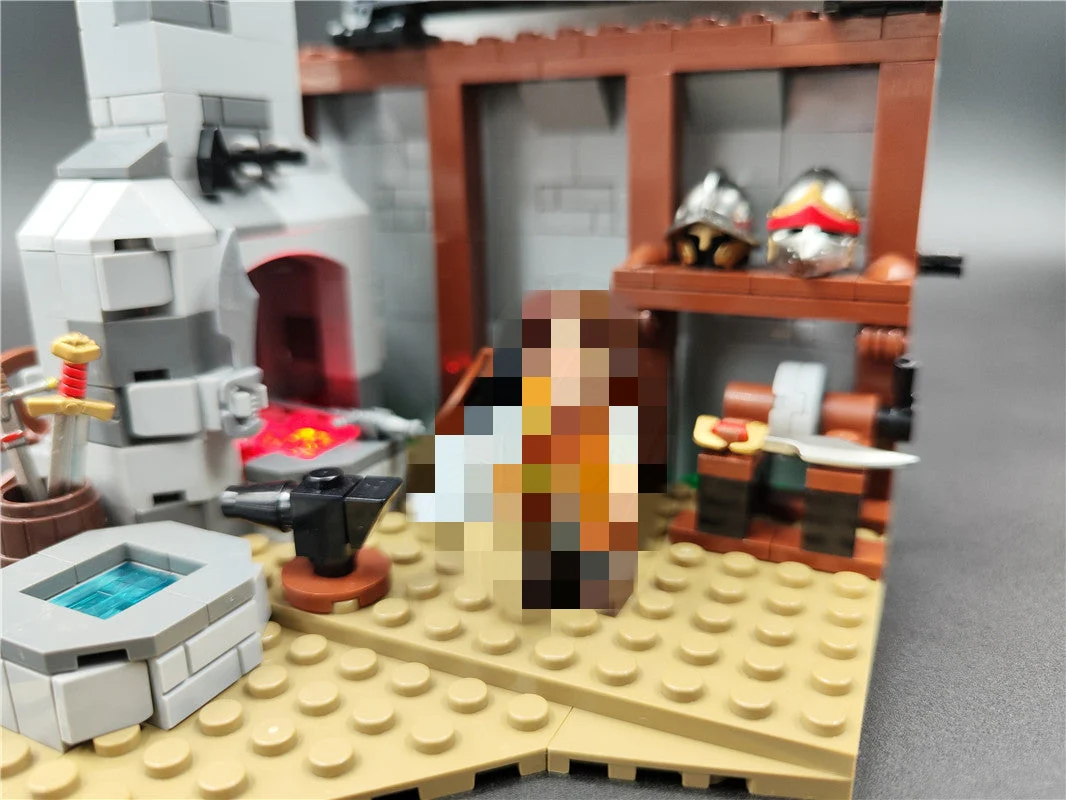 YOURBRICKS 40001 Medival Modular Blacksmith MOC 83224 - YWOBB