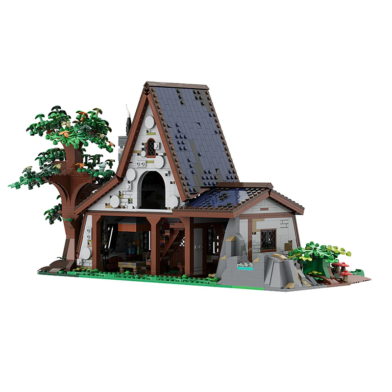 GOBRICKS MOC A1021 witch house - YWOBB