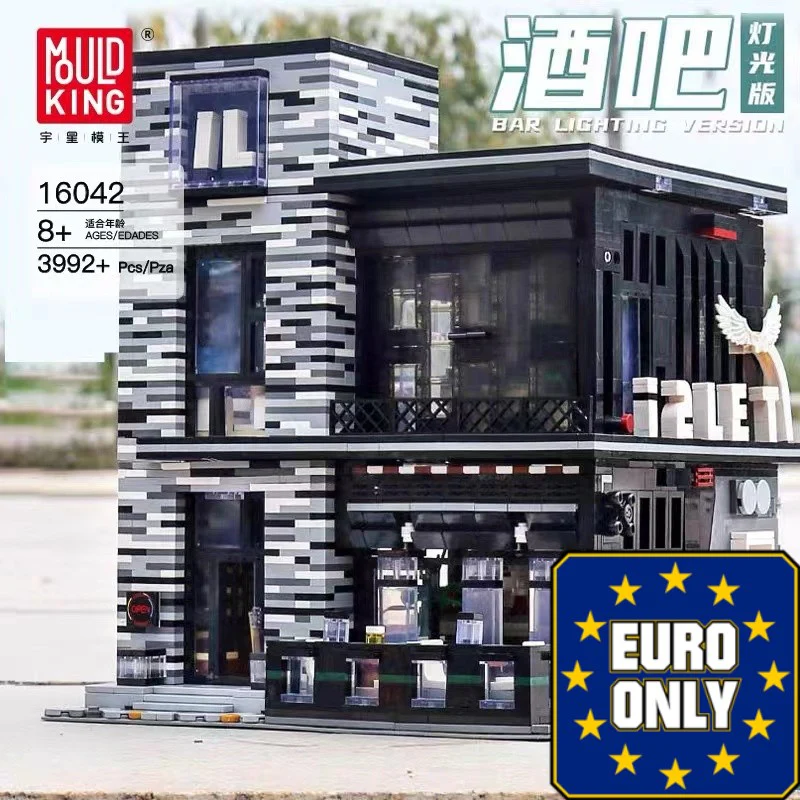 Mould King 16042 the Bar with lights OVP EU Warehouse Version - YWOBB