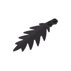 GOBRICKS GDS-1440 Plant Tree Palm Leaf Small 8 x 3 - YWOBB