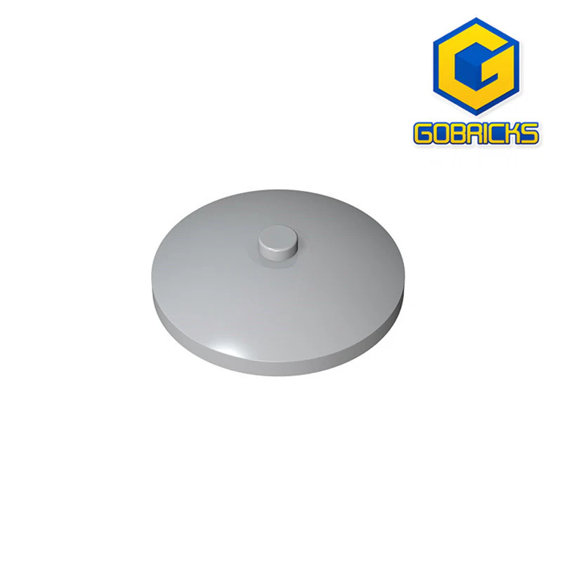 GOBRICKS GDS-945 Dish 4 x 4 Inverted (Radar) with Solid Stud - YWOBB